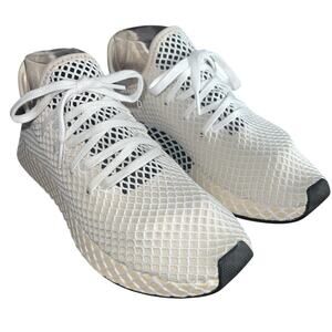 Adidas Women's sz 9M Deerupt White Beige CQ2913 NO BOX